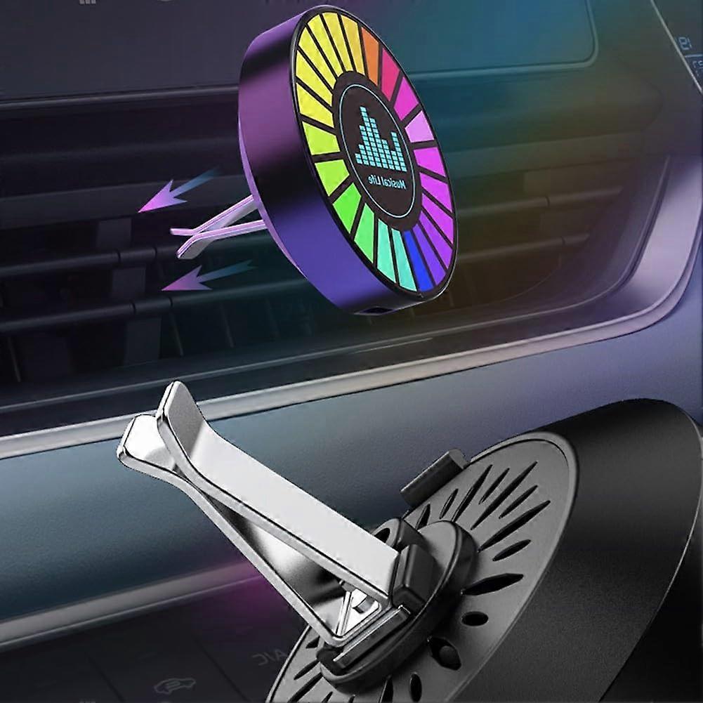 RGB Pickup Light, Suitable for Car Interior Decoration, Outdoor Camping and Other Scenes, 8 Speed Modes EVP Sound Ball, Noise Vibration