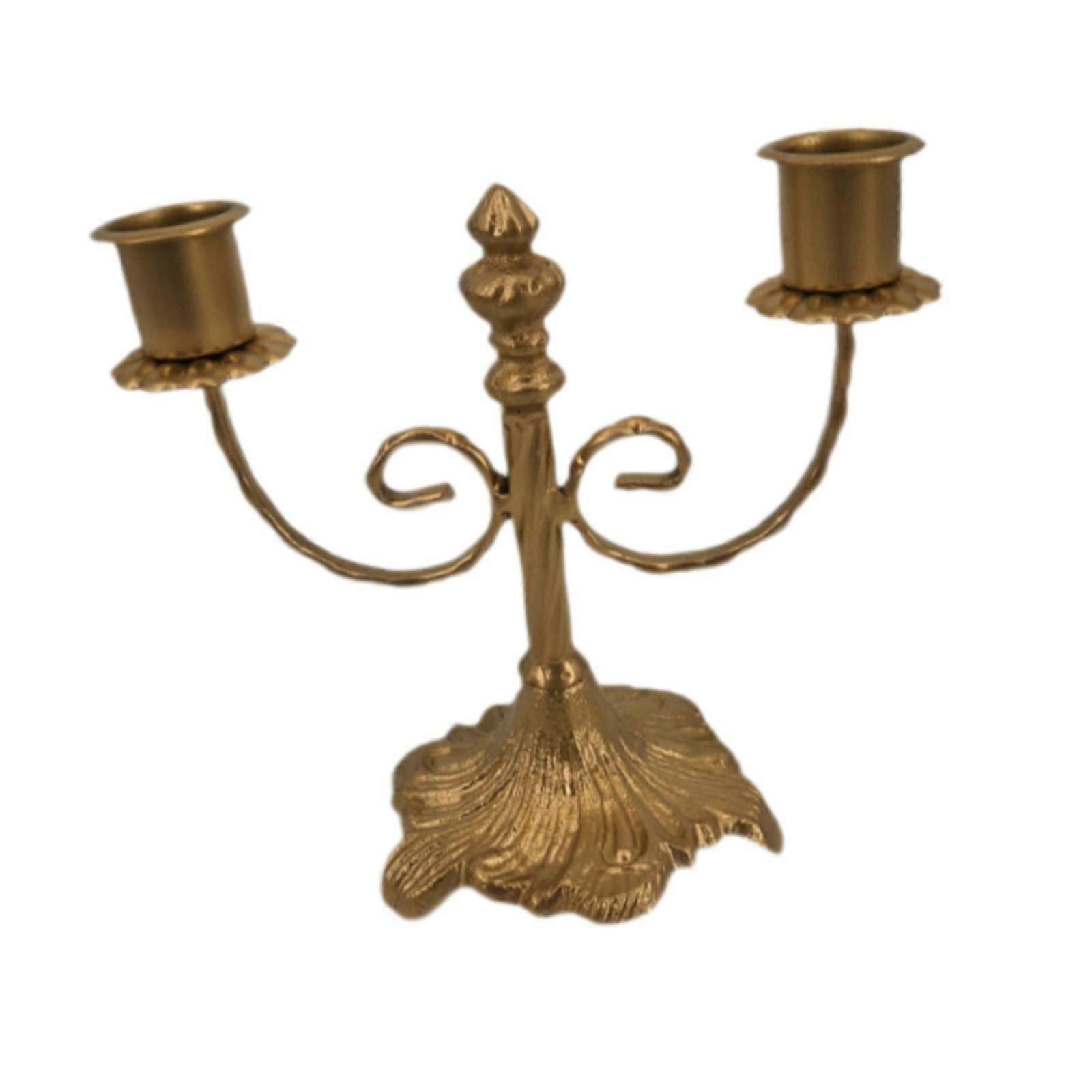 Candlestick Stand Iron Candelabra Candle Holder for Table Decorating Wedding