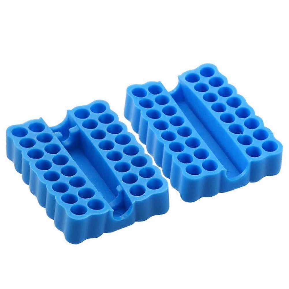 Screwdriver Bit Holder 2pcs Hexagon Handle Storage Organiser Compatible with Hex Screwdriver Bits