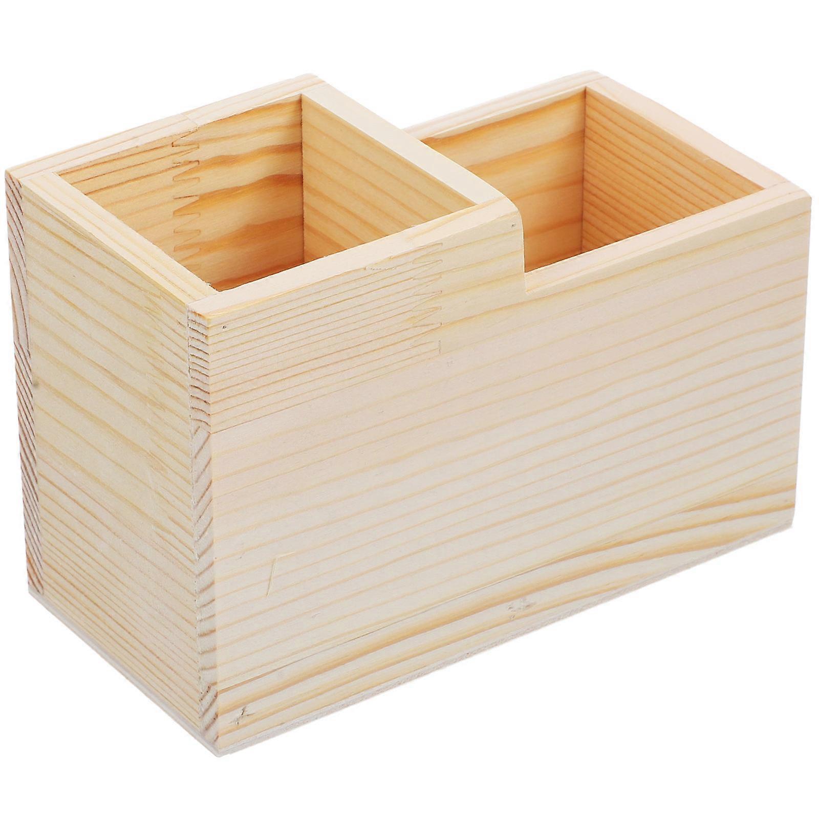 Durable Wood Nail Storage Box Desktop Organizer for Nail Tools Compact Tabletop Design for Neat and Orderly Storage Perfect for Friends and Family