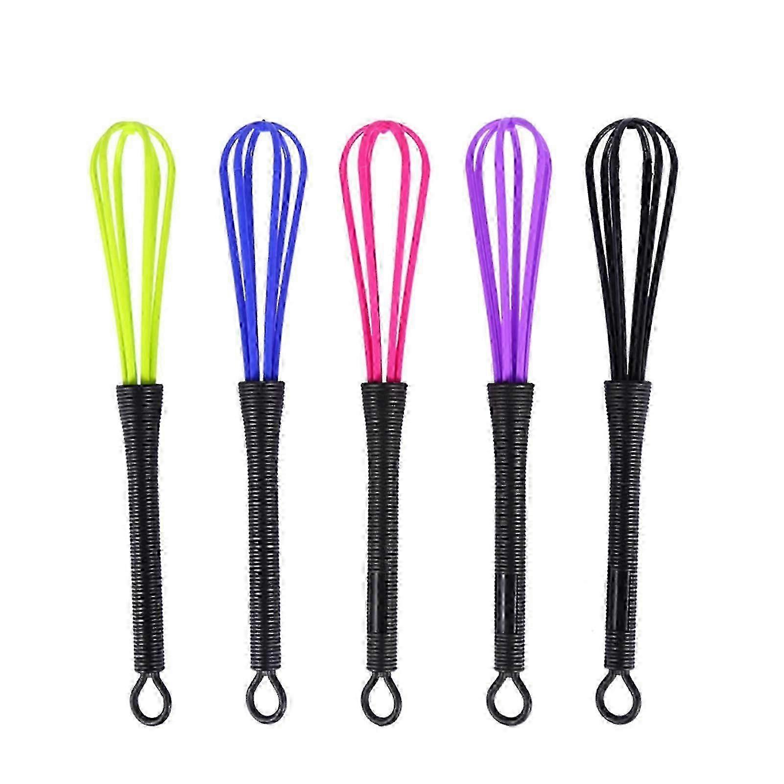 5 PCS Plastic Whisk Set for Kitchen Whisking