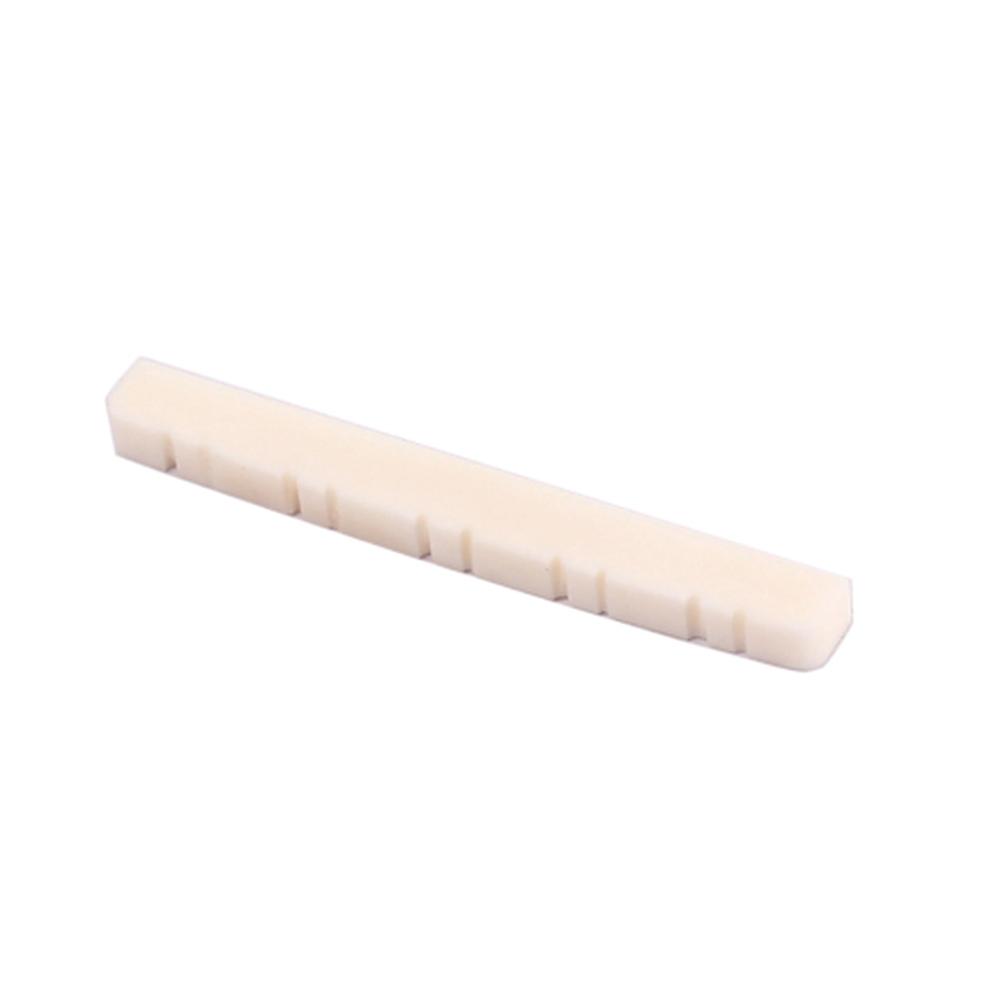Electric Guitar 10 String Replacement Set with Bone Nut Slotted Oxen Bone Lightweight Accessory for Easy Installation