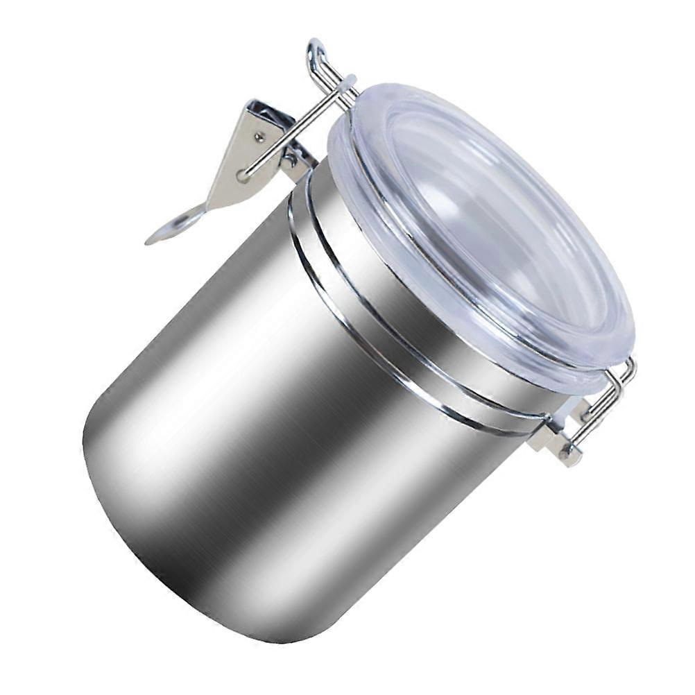 Stainless Steel Jars With Lids Food Storage Container Travel Office Use 800ml Capacity 1Set