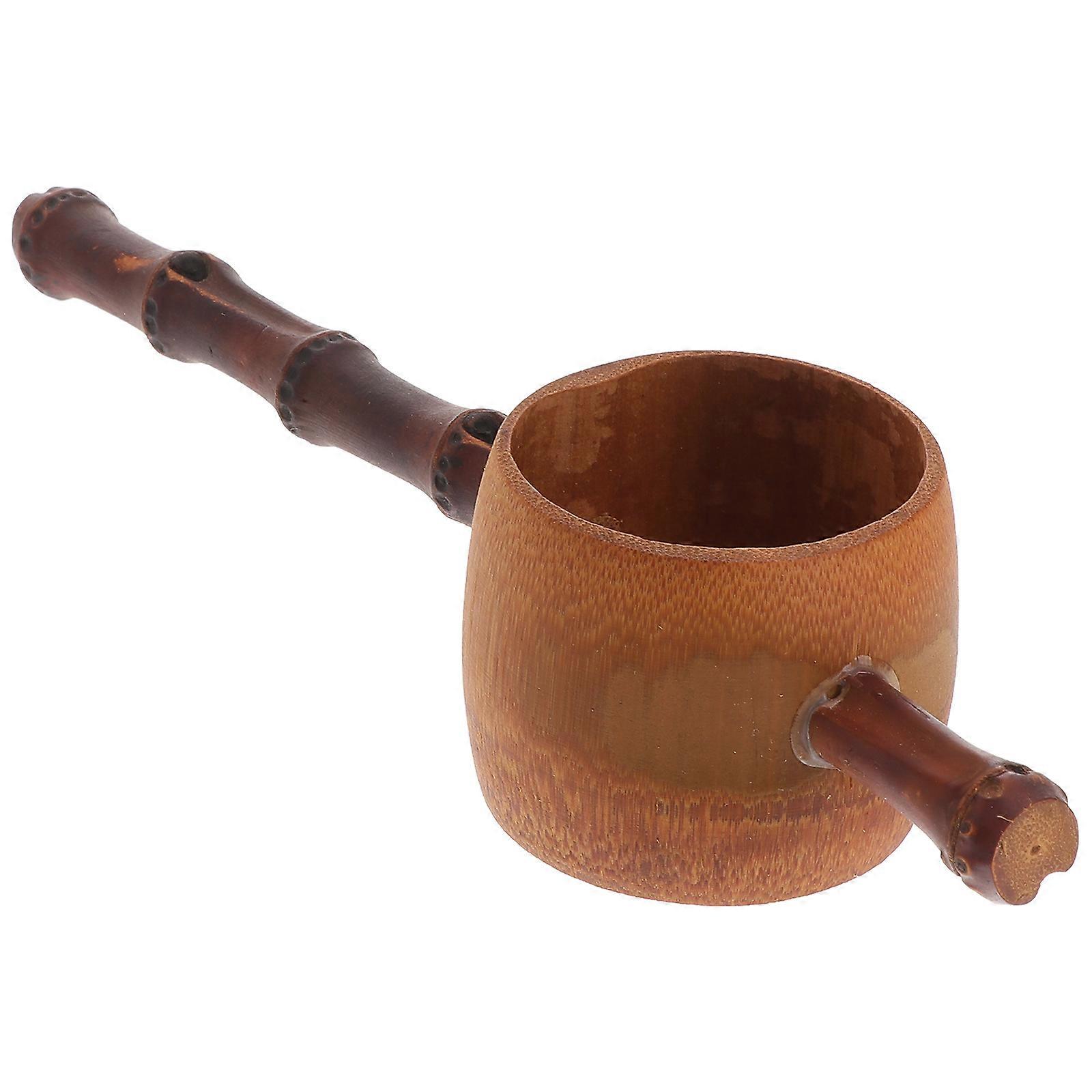 Tea Strainers Filter Bamboo Root Tea Infuser Mesh Colander Long Handle Tea Filter Strainer Elegant Chinese Gong Fu Tea Ceremony 1Set