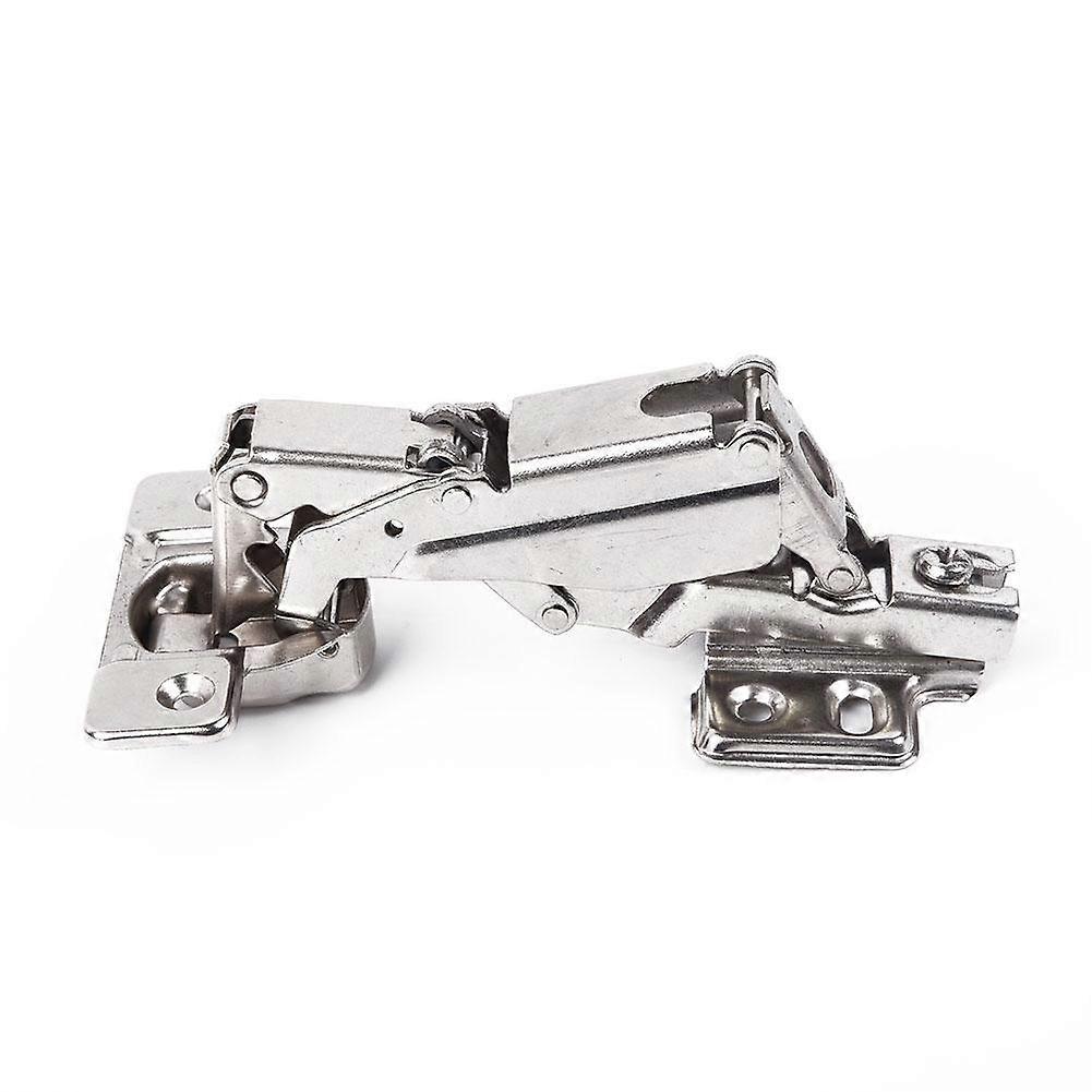 165 Degree Door Hinge Thick Replacement Part Nickel Plating With Screw