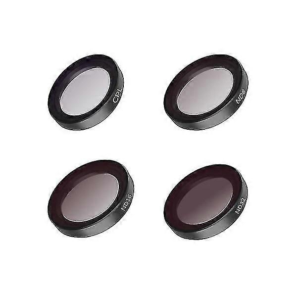 Camera Filter Kit with 4 Filters (cpl + Nd8 + Nd16 + Nd32) Hd Optical Glass Multilayer Coating