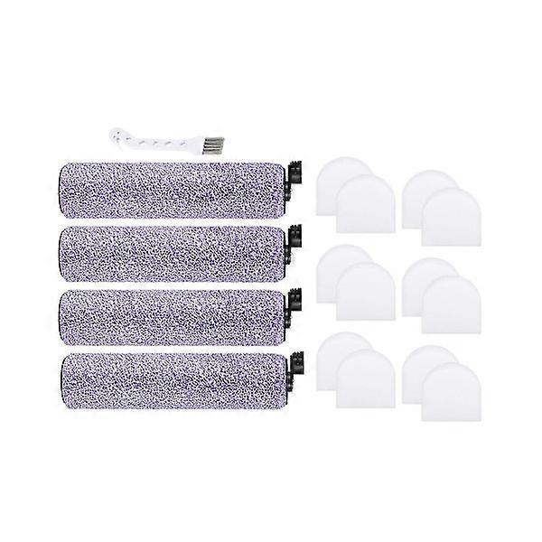 17 pieces Roller brush filter for Wd100 Wd101 Wd200 Wd201 Cordless Vacuum Cleaner Replacement
