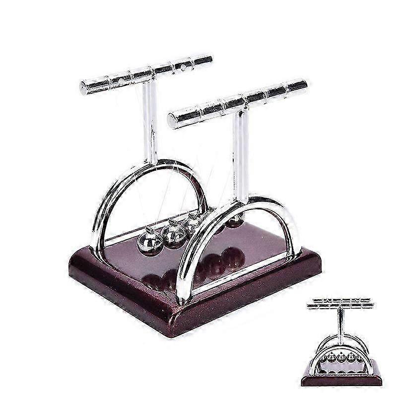 Newton's Cradle Steel Balance Balls - サイエンスデスクおもちゃ&振り子物理学ギフト 楽しい学習とリラクゼーション