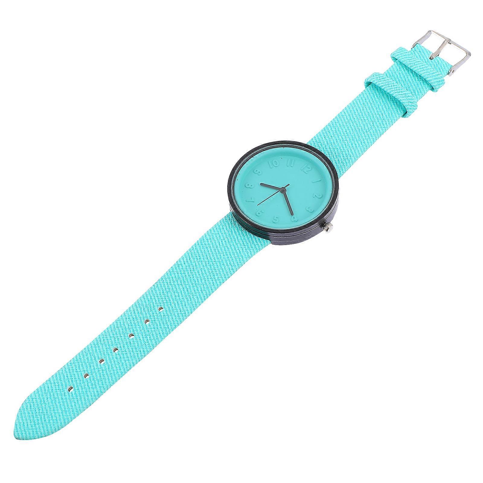 Versatile Creative Watch For Students Green Color Suitable For Leisure Activities 1Pack
