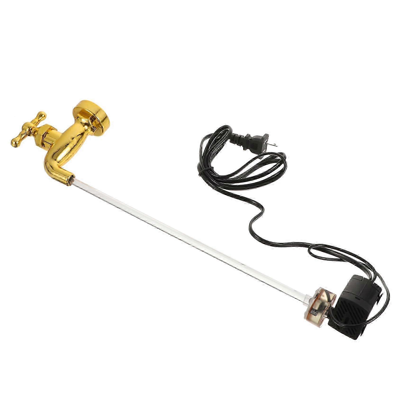 Garden Water Feature for Outdoor Areas - Floating Faucet with Flowing Spout