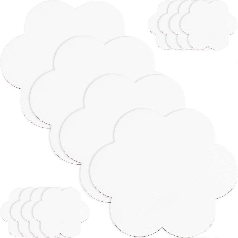 Wood Canvas Board Professional Drawing Panels Imagination White Color For Beginners Craft Projects 10Pcs