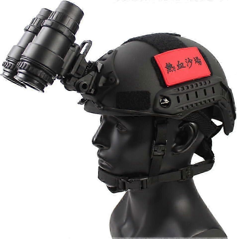 2025 PVS15 NVG Dummy Model,Helmet Dual-Tube Binocular Night Vision Goggles for Cosplay Display, No Function