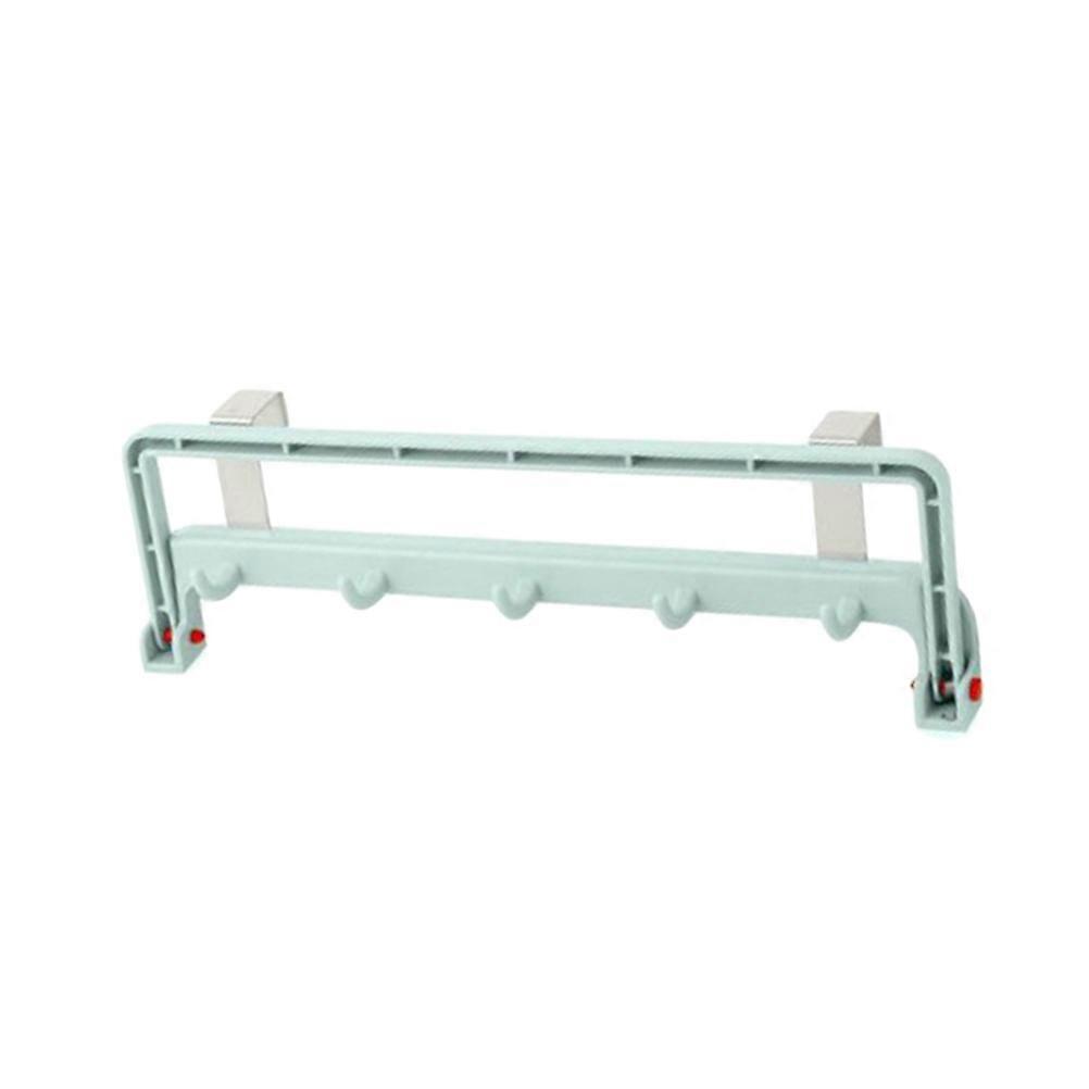 Stainless Steel and ABS Folding Hook Board Green Synthetic Material for Storage Use 2 Pcs
