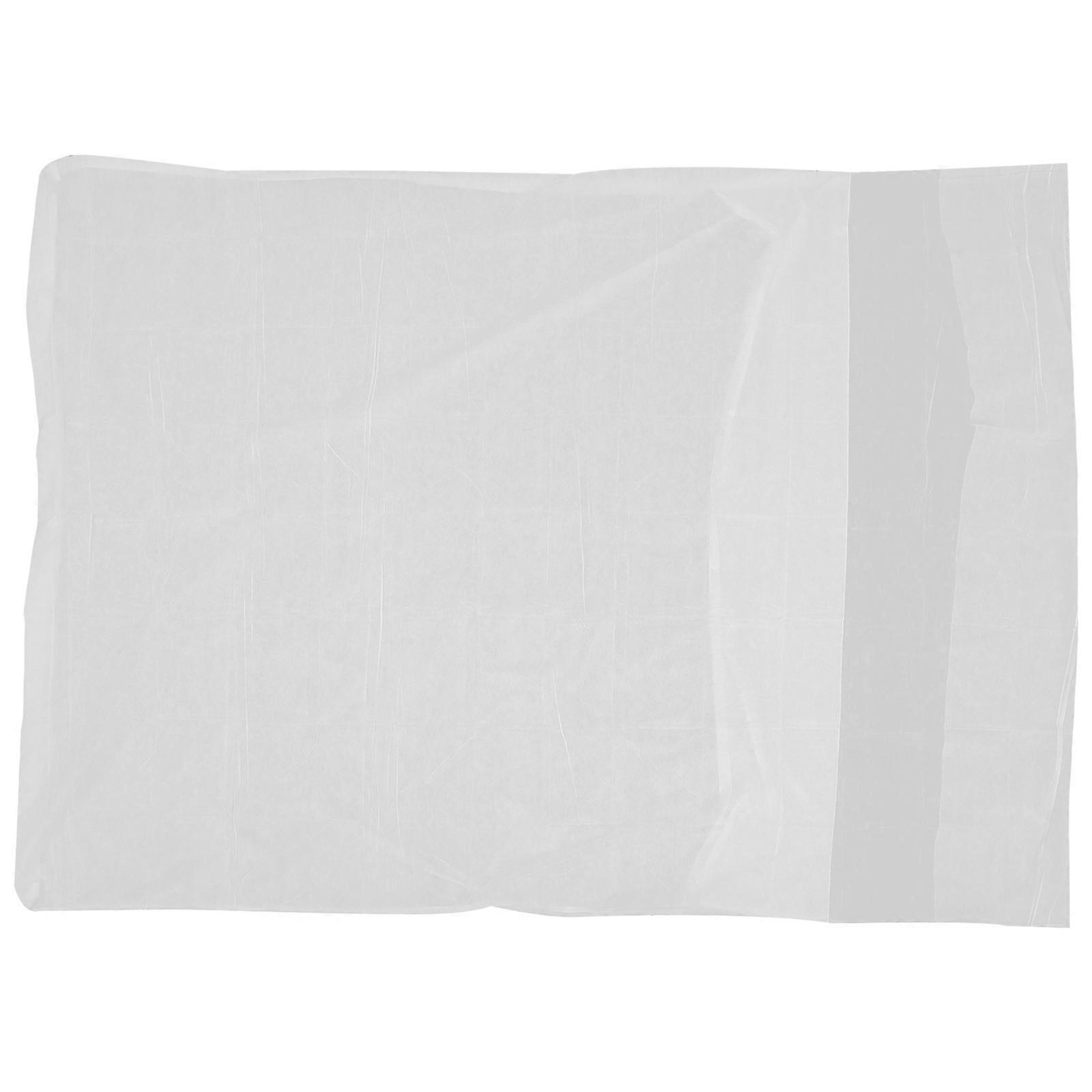 كيس نوم يمكن التخلص منه للبالغين ملاءة سفر محمولة باللون الأبيض مصنوع من قماش غير منسوج بحجم واحد