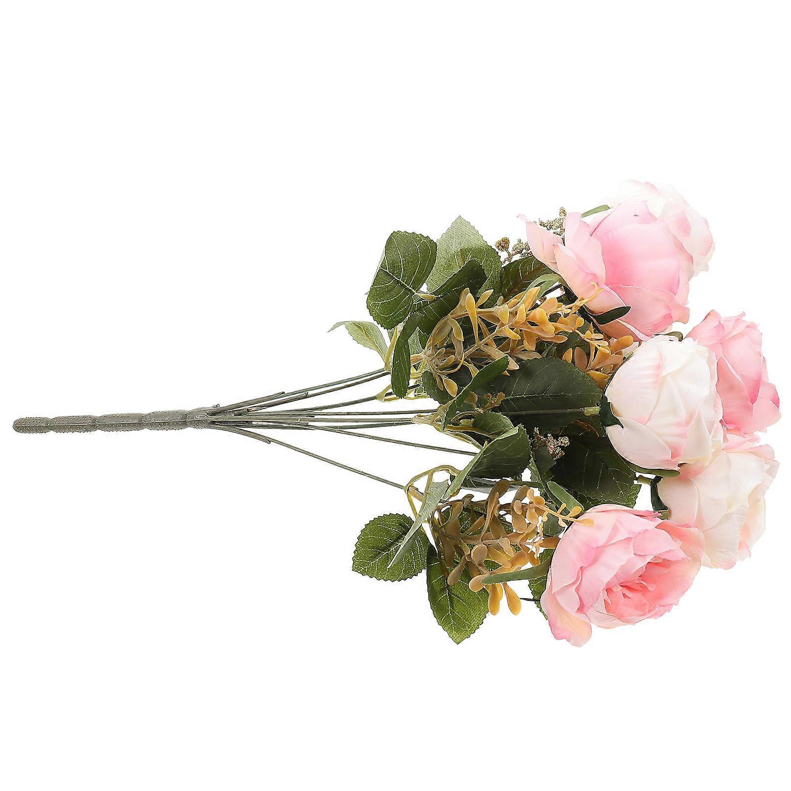 Simulation Flower Bouquet Decorative Accessory for Home Celebration Flowers 23x23x40cm 1Pack