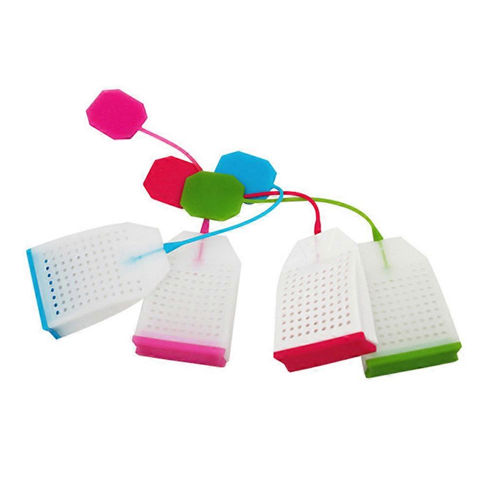 Silicone Tea Infuser, Reusable Loose Leaf Strainer with Easy Open Close Design for Teapots