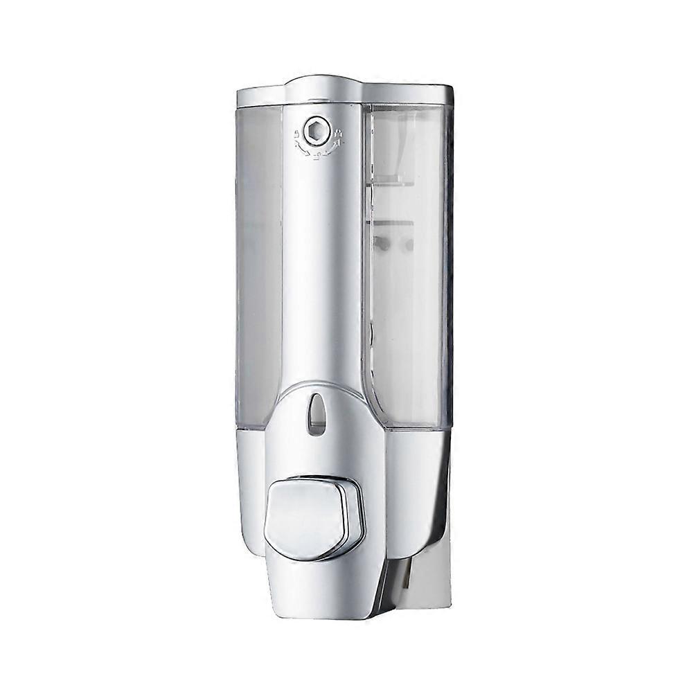 Liquid Soap Container, Manual Wall Mounted Bottle for Shower Gel and Lotion