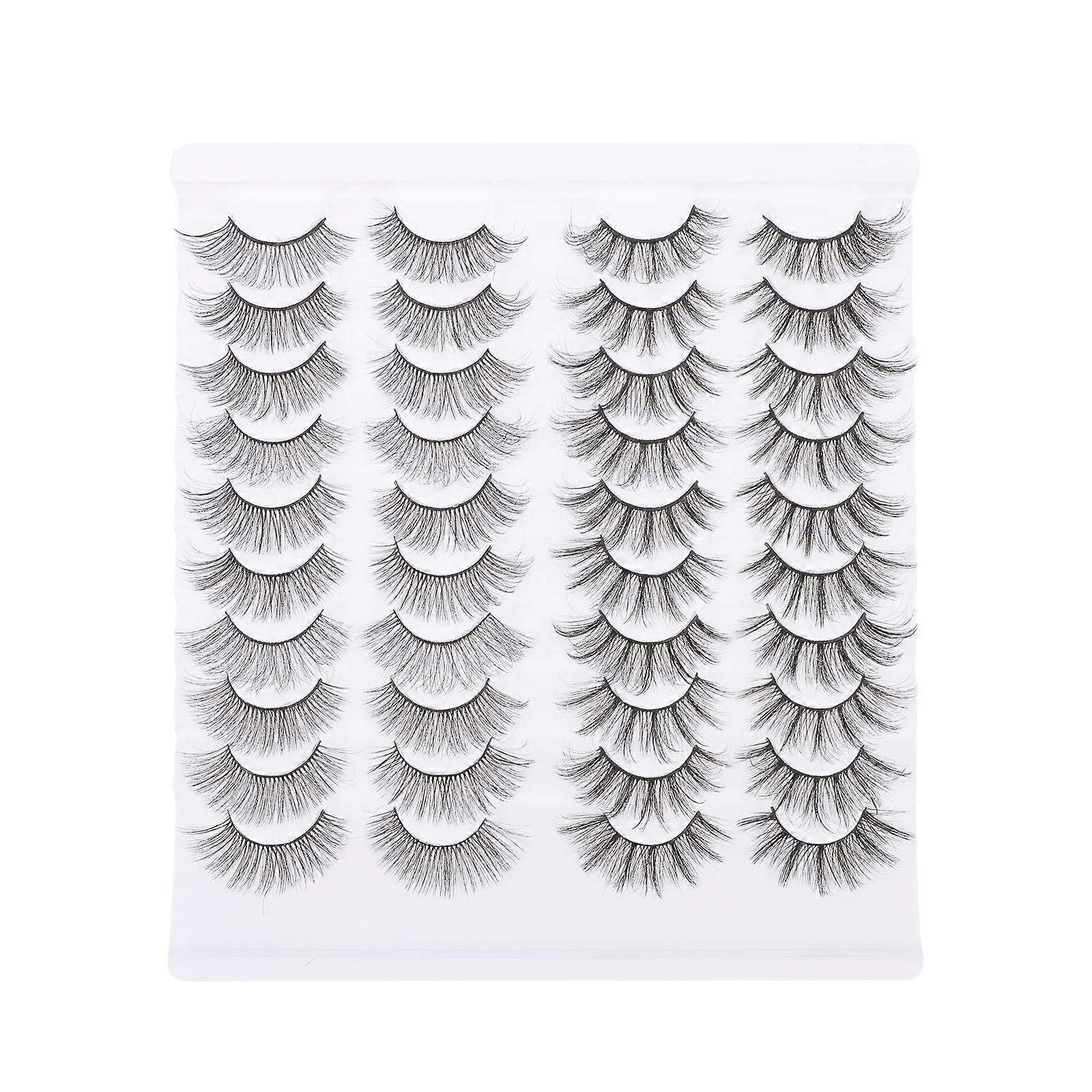 False Eyelashes in Wispy Design, Perfect Craftsmanship for Comfortable Experience