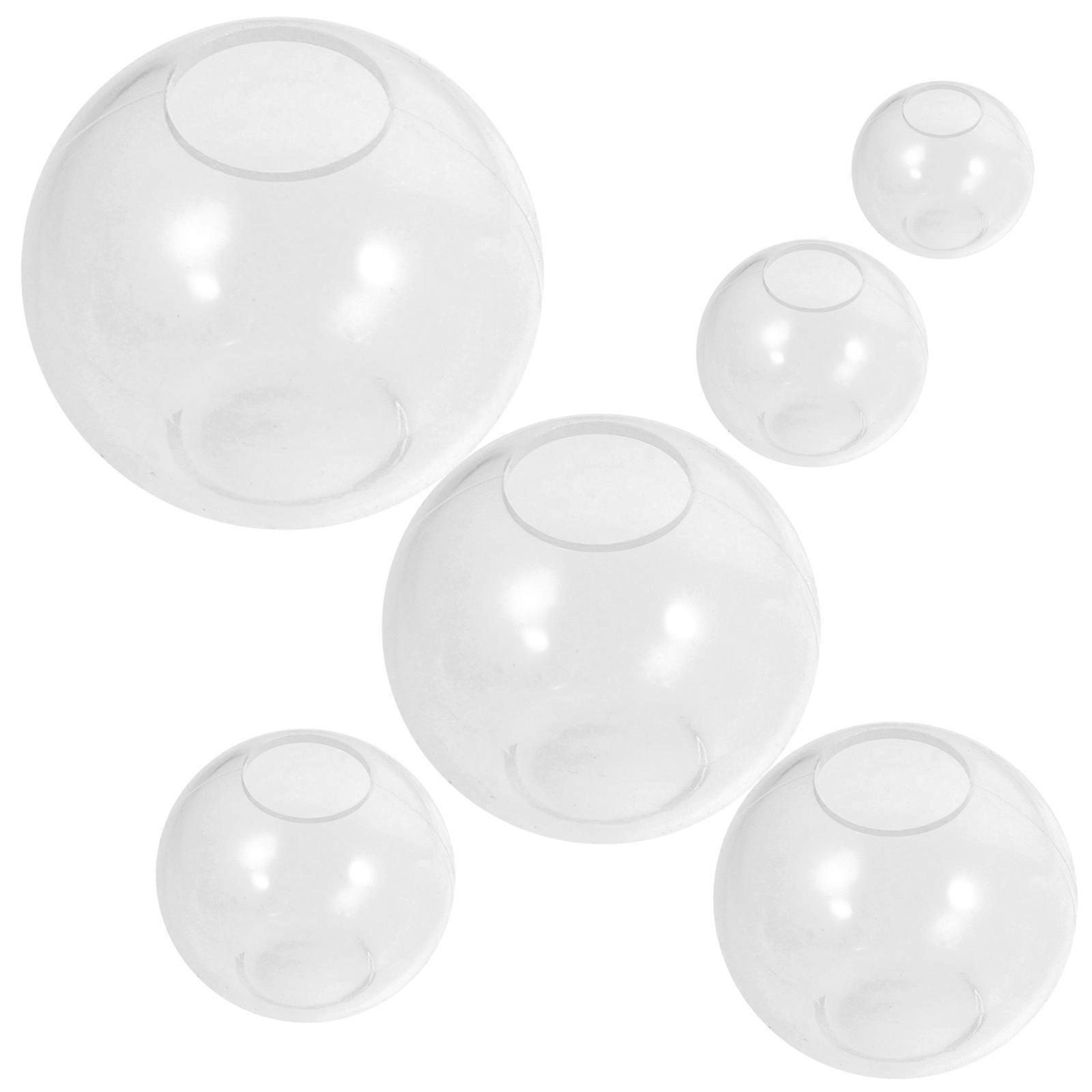 Sphere Decor Molds For Unique DIY Crafting Applications In Transparent Color 6Pcs