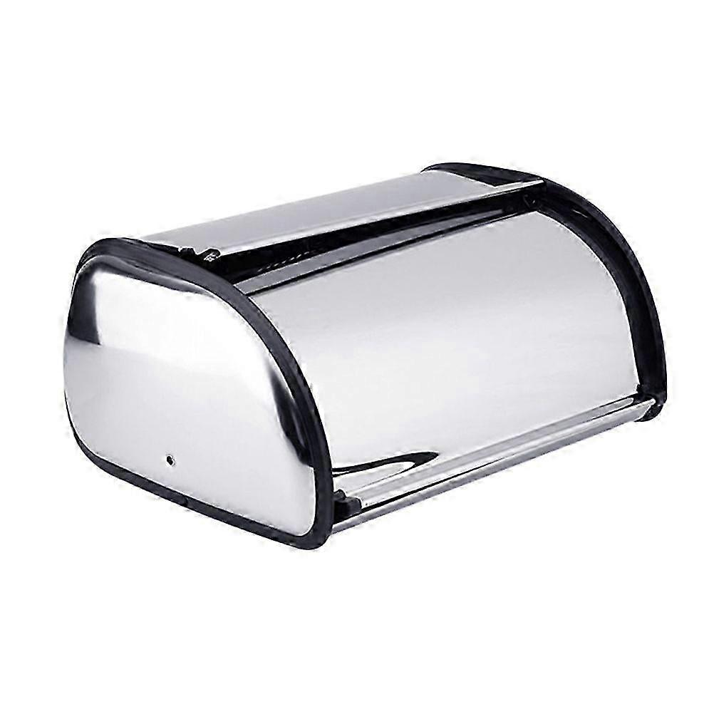 Stainless Steel Breadbox Simple Storage Box Durable Breadbox For Home Store (silver)