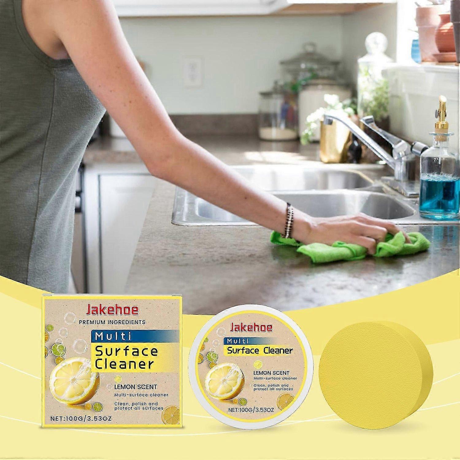 Multi Surface Cleaner Removes Burnt On Without Scratches Cleaning Stone with Citrus Fragrance Cleans