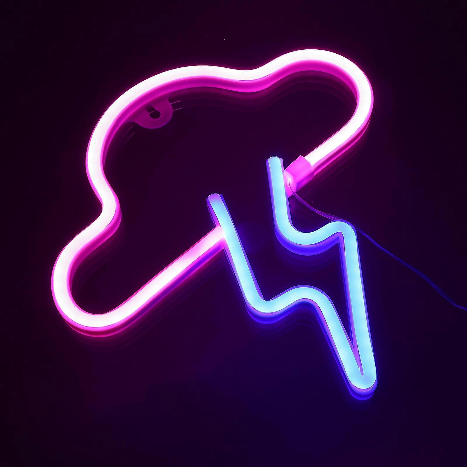 1PC Unique Home Neon Light Dual Use Battery or USB Party Bar Decor