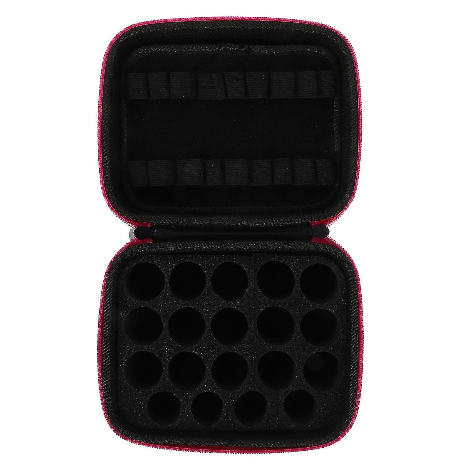 Versatile Oil Storage Case Essential Oil Bottles Organizer For Bedroom And Study In Rectangular Shape With Durable Material 1Pack