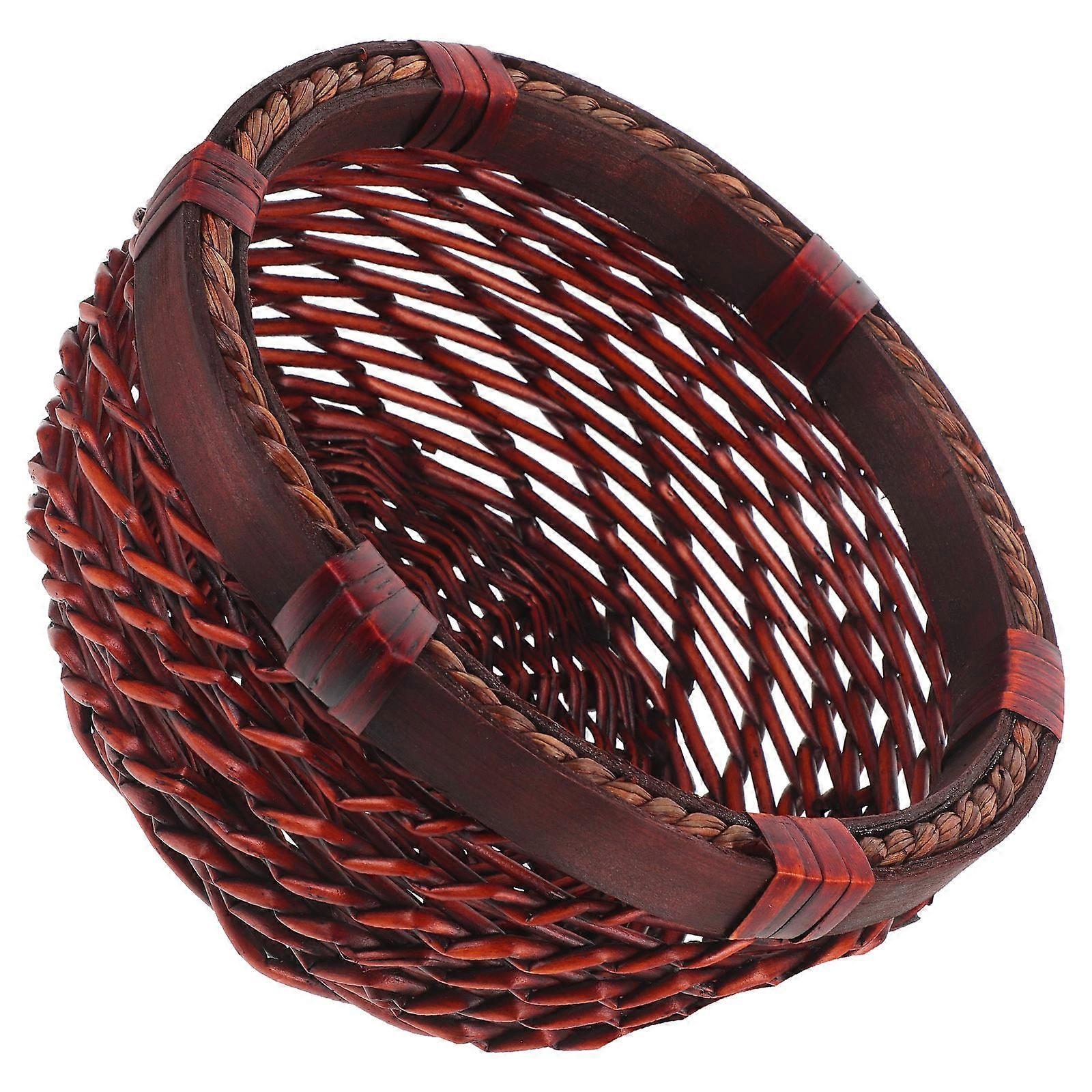 Rattan Woven Storage Basket for Storage Small Organizer
