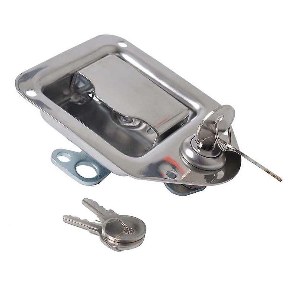Trailer Locks Stainless Steel Box Locks for Anti- 2Pcs Set