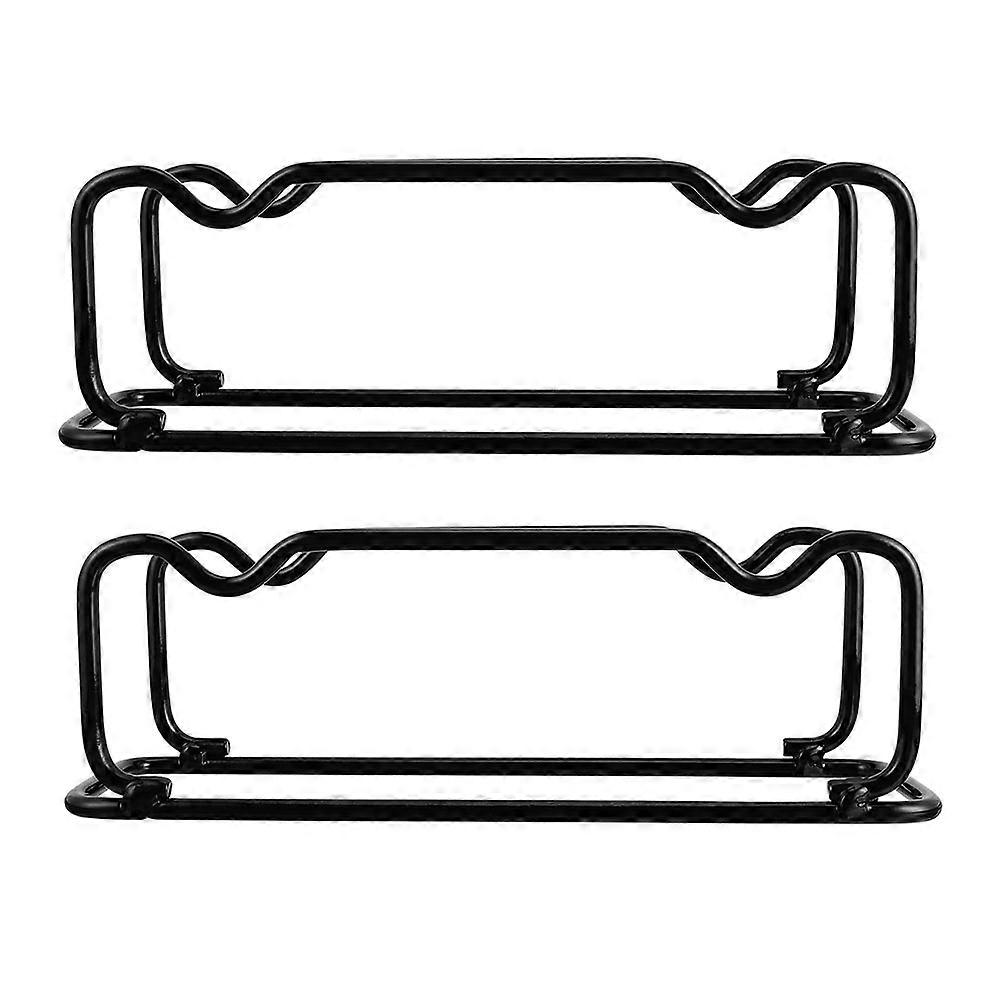 Floor Dumbbell Rack 2Pack Dumbbell Storage Support Black Iron For Home Exercises