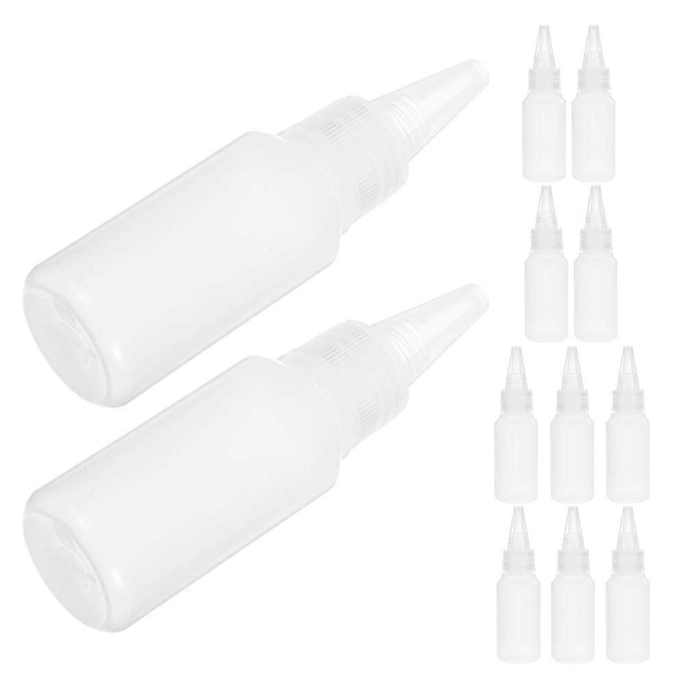 12Pcs Mini Squeeze Bottles For Laboratory Use 30ml Featuring Easy Monitoring Of Remaining Contents With Pointed