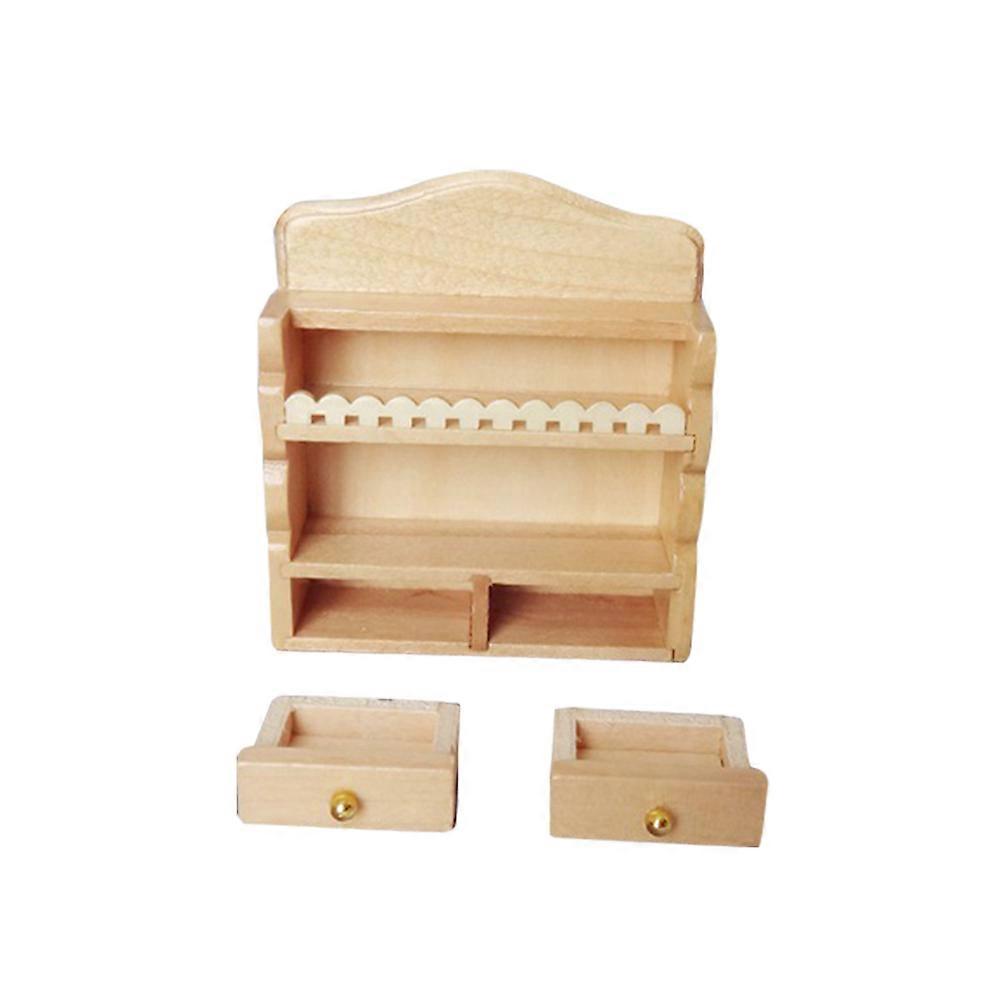 Beige Mini Wooden Frame Decorative Accessory for Home Decor Crafted from Synthetic Material 3.5 Inches