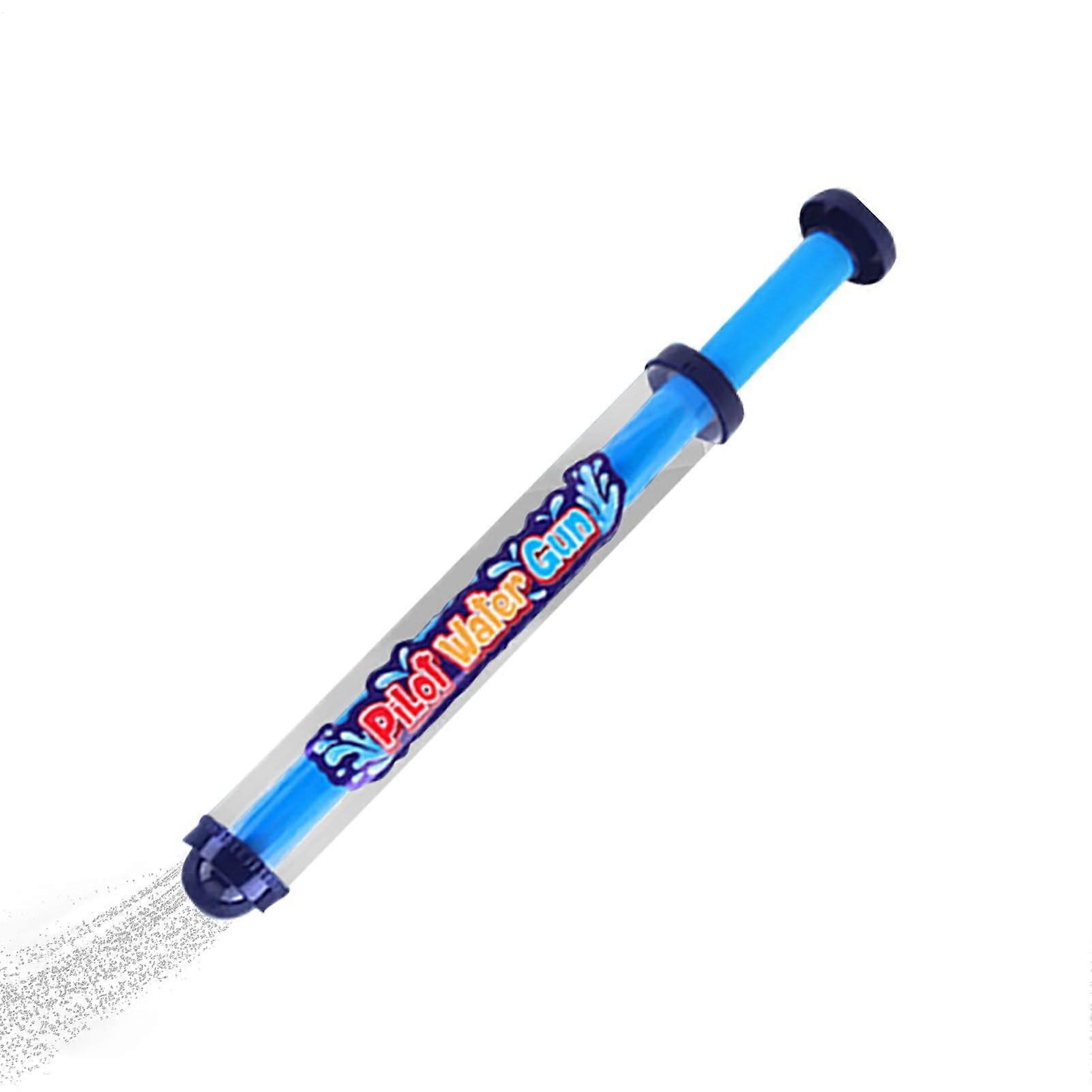 Fireworks Water Spray Splasher Water Squirt Gun with Pull Function Outdoor Play Summer Activity Garden Pool Party Entertainment Blue