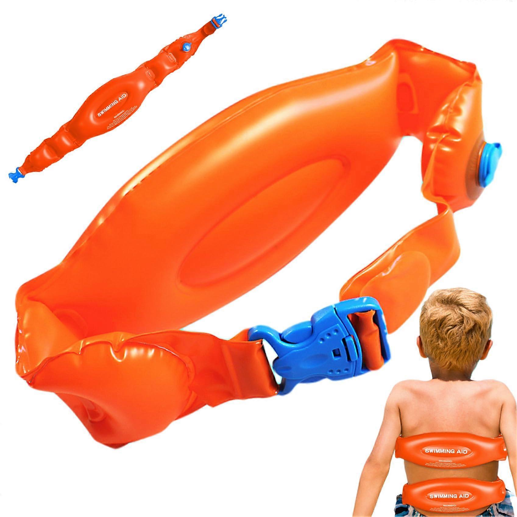 Schwimmgürtel Inflatable PVC Swim Belt for Kids Training Learning Flotation Device with Buckle Cold Resistance Style 2