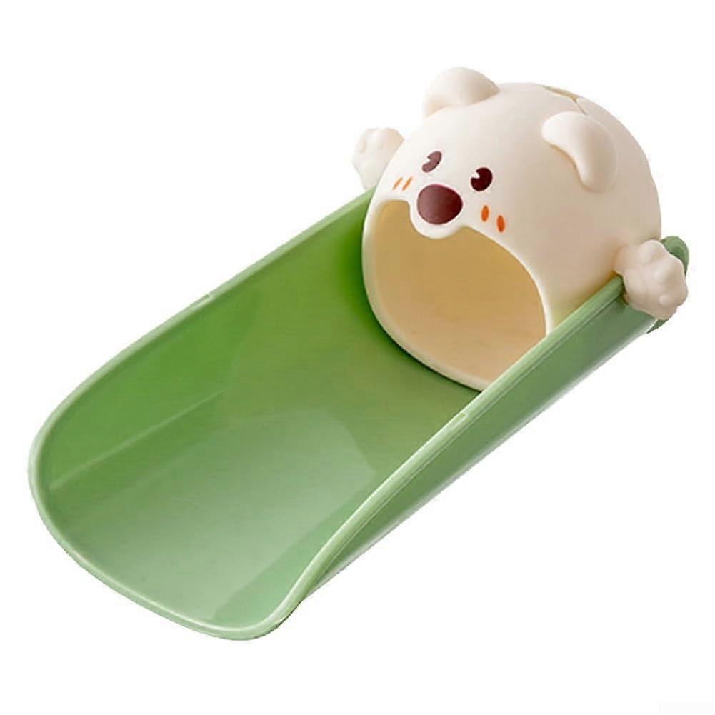 Cartoon Faucet Extension for Kids, Adjustable, Easy to Clean, Green Water Tap Accessory, Safe Material, Fits Standard Faucets
