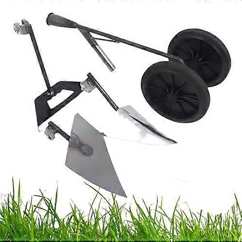 3 in 1 Manganese Steel Garden Tool Set - Power Push Hoe, Cultivator & Plow for Weeding, Digging, Planting