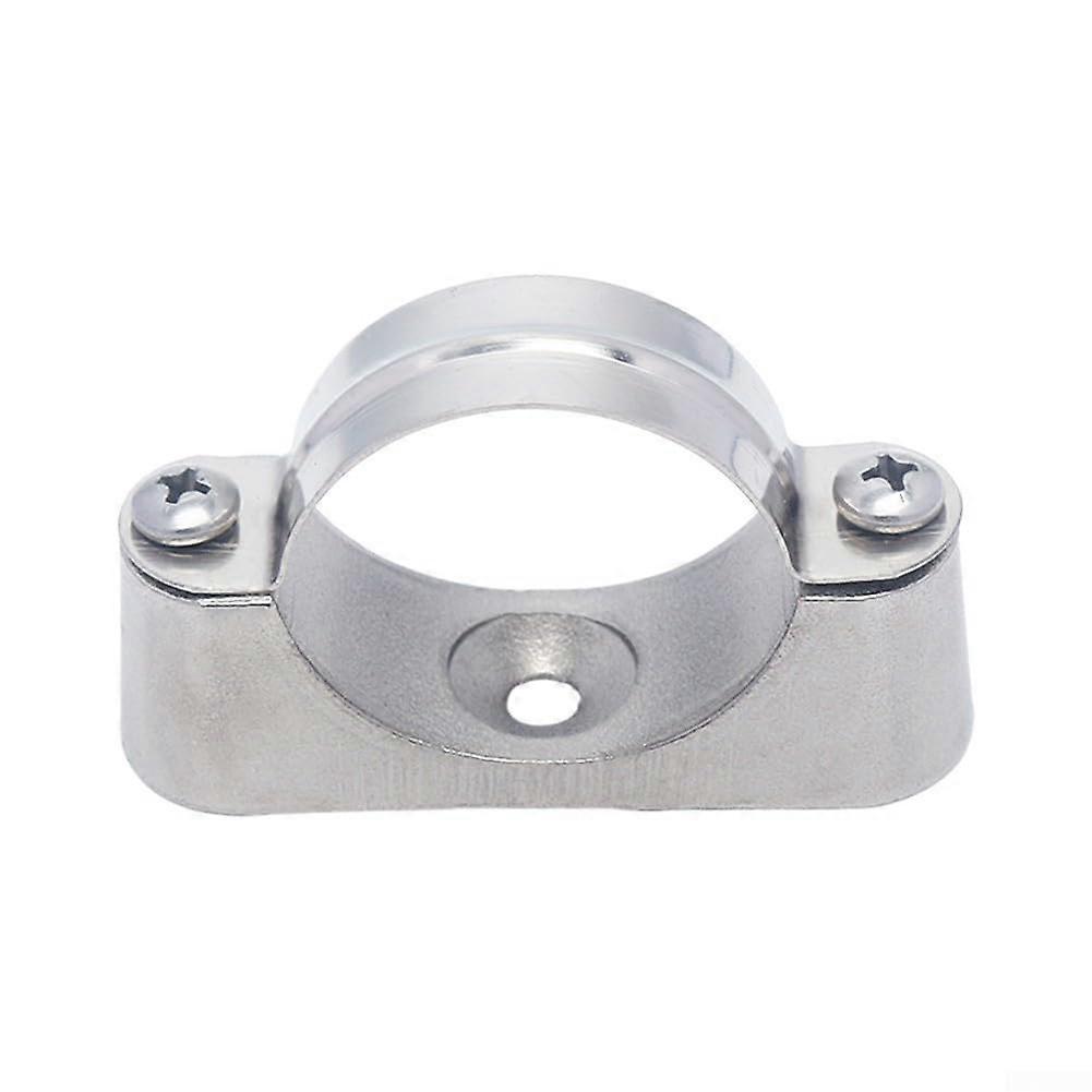 Stainless Steel Pipe Holders for Securing Pipes 25-27 mm in Household and Industrial Applications