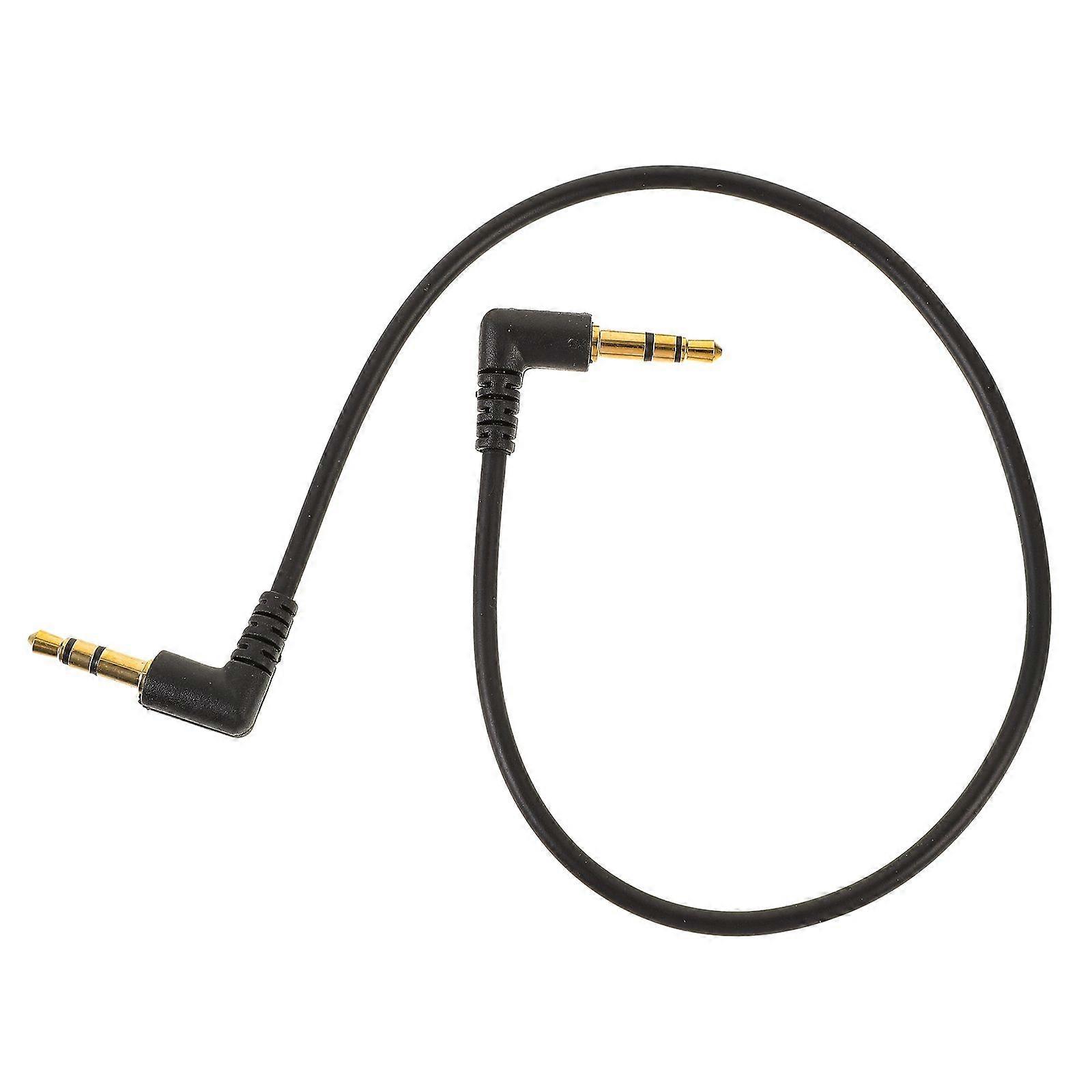Audio Cable TRS Auxiliary Cable 90 Degree Headphone Cable Audio Extension Wire