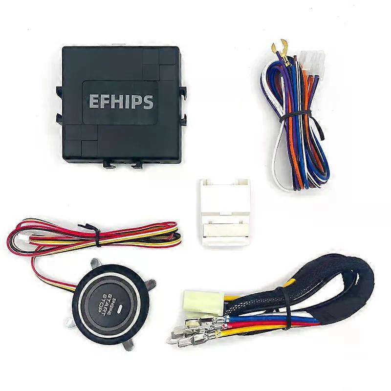 Universal Smart Keyless Push Button Start Kit for Toyota - Remote Engine Start Easy Install Ignition System with Wireless Key