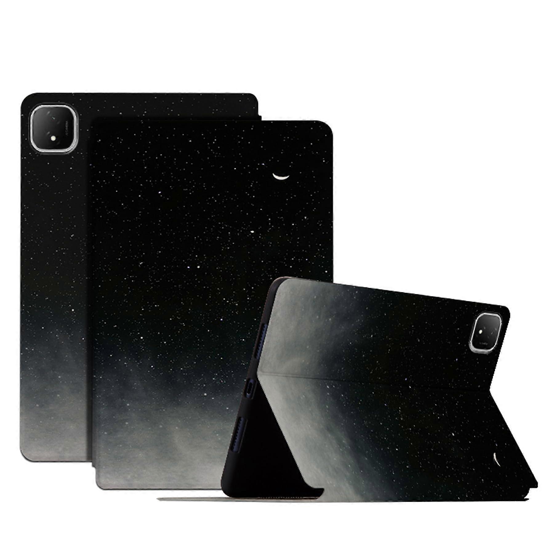 Honor Pad GT Pro 12.3 Case,  Leather Starry Flow Pattern, Auto Sleep/Wake