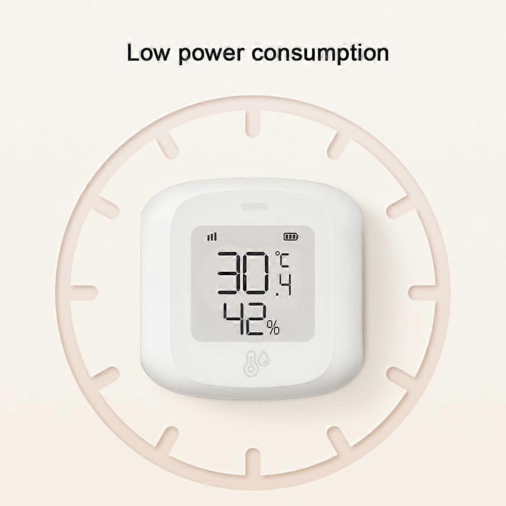 Tuya WiFi Temperature Humidity Tester Digital Display Mobilephone APP Remotely Control Intelligent Linkage Hygrothermograph Smarthome Device