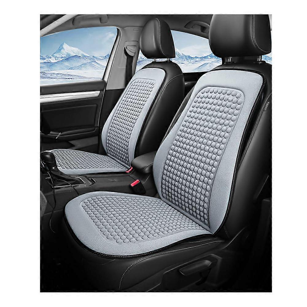 Car Seat Cushion for Volvo V40 1.6 D2, Soft Breathable Cool Silk, Grey Color, Includes Seat Cushion and Backrest