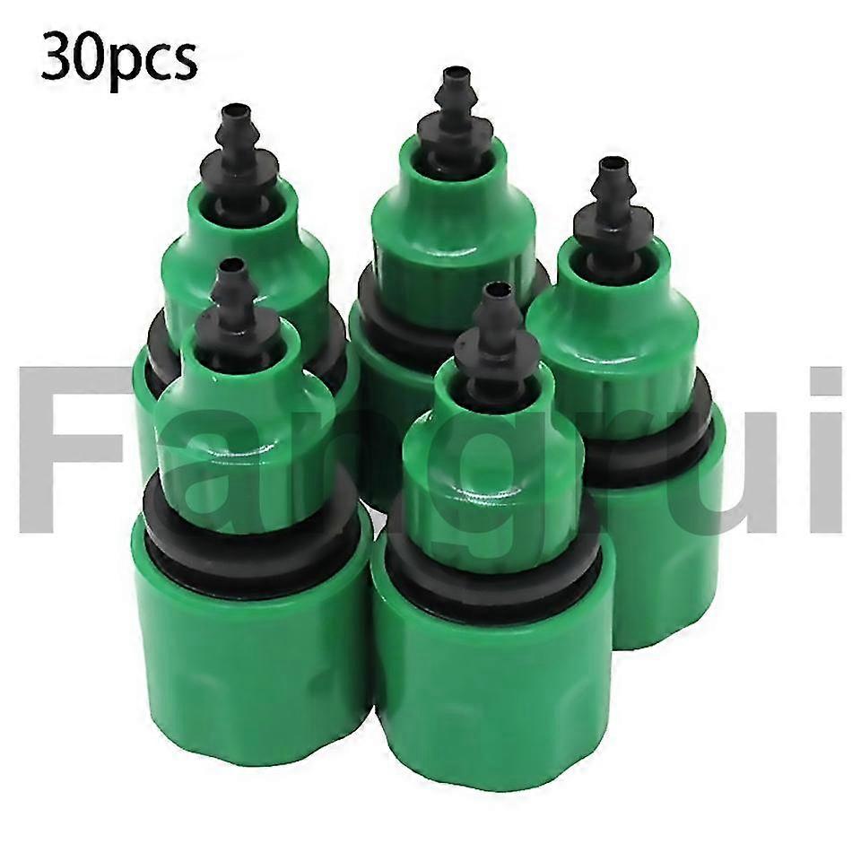 For 30pcs Quick Coupling Adapter With 12 Barbed Connector