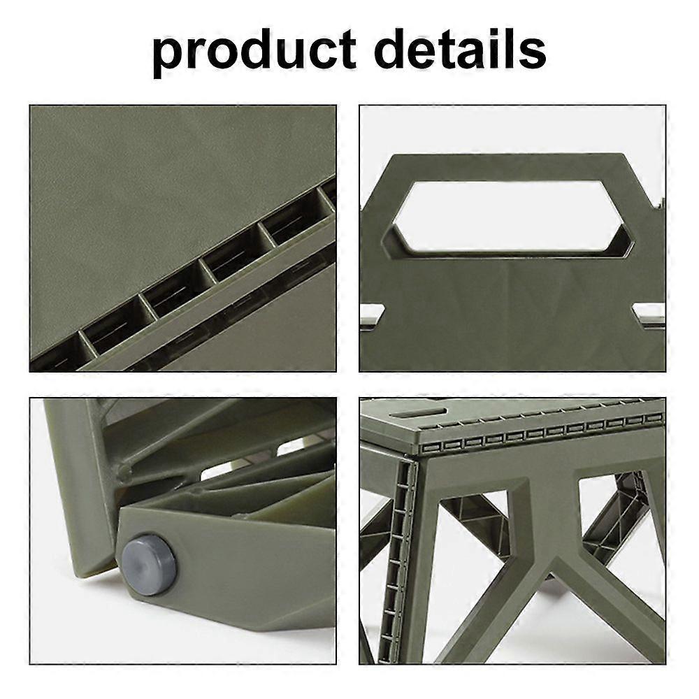 Outdoor Thickened Camping Folding Stool Portable Fishing Hand Stool Garden Picnic Rest Stool