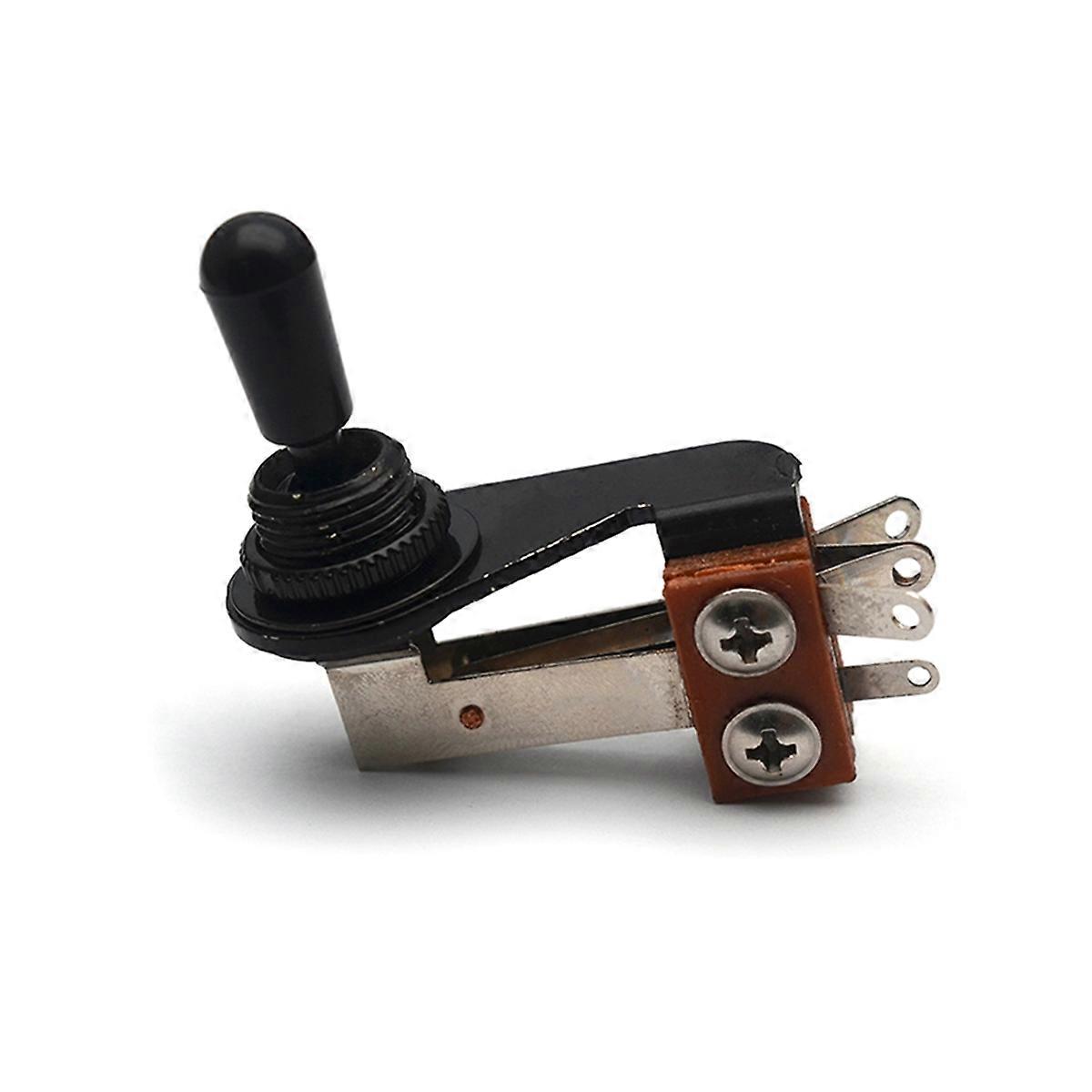 3 Way Guitar Switch Metal Guitar Pickup Selector Toggle Switch Black