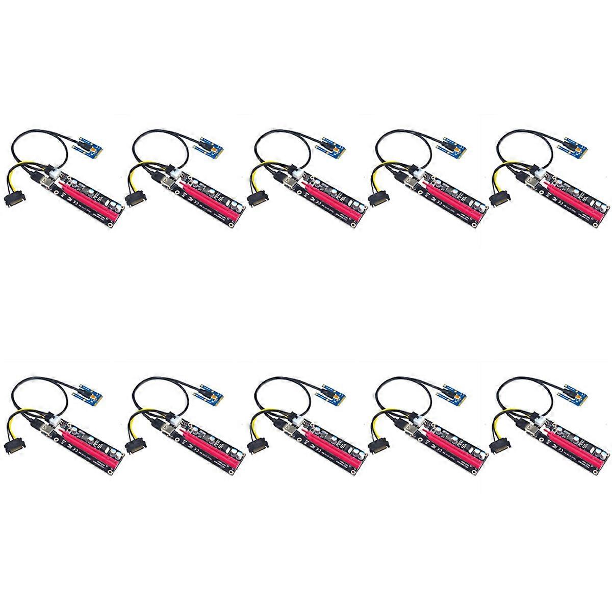 10X Mini PCIe zu PCI Express 16X Riser für Laptop Externe Grafikkarte BTC Miner MPCIe zu PCI-E Sl
