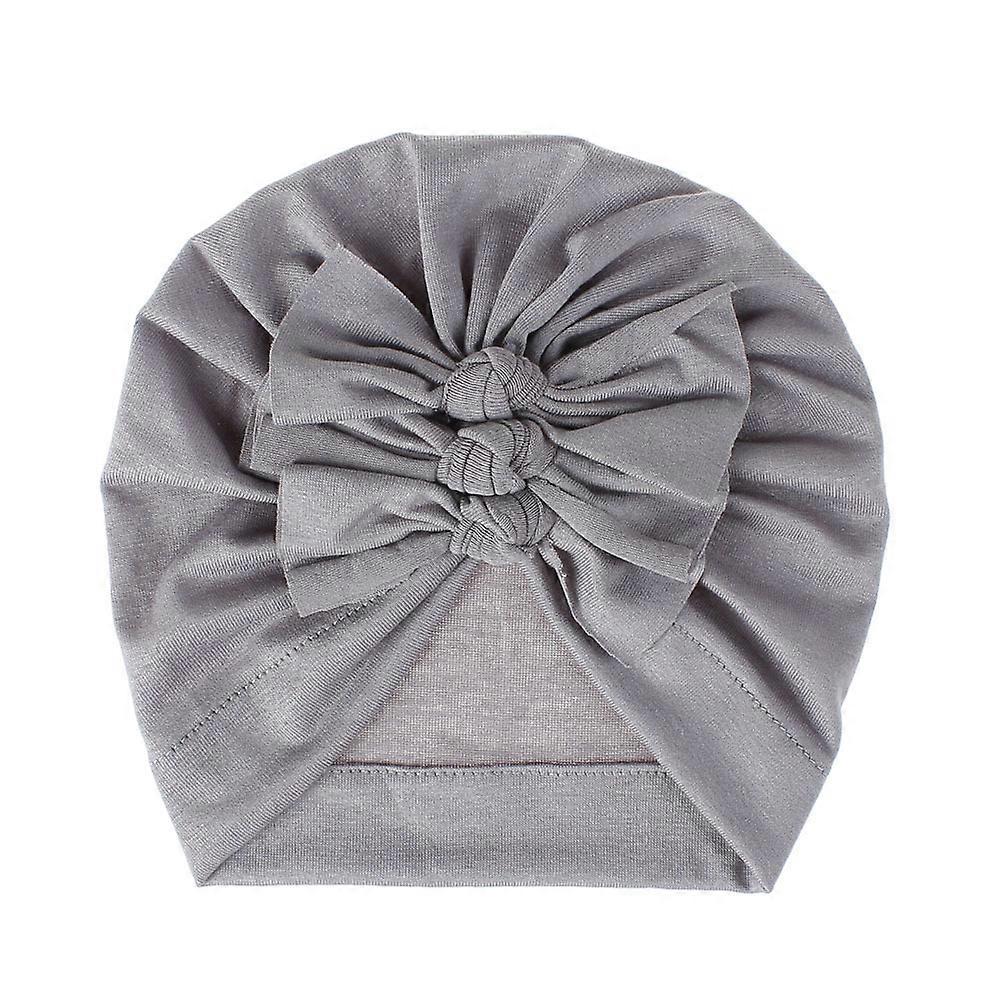 Children's pull-on hats, made of cotton-polyester blend, dome-shaped and brimless, suitable for spring and summer wear