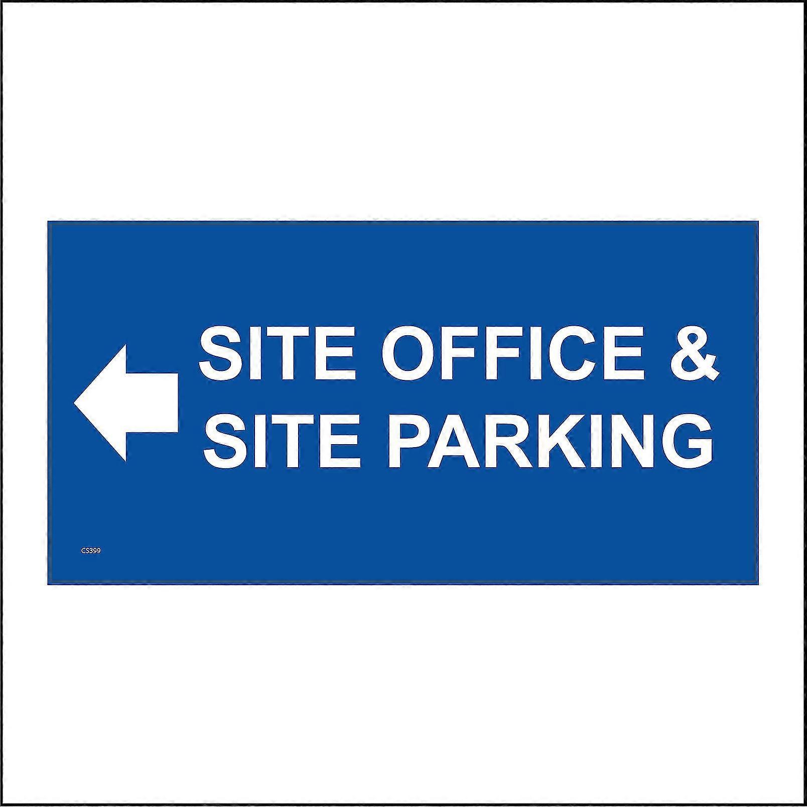 CS399 Site Office & Parking Left Arrow