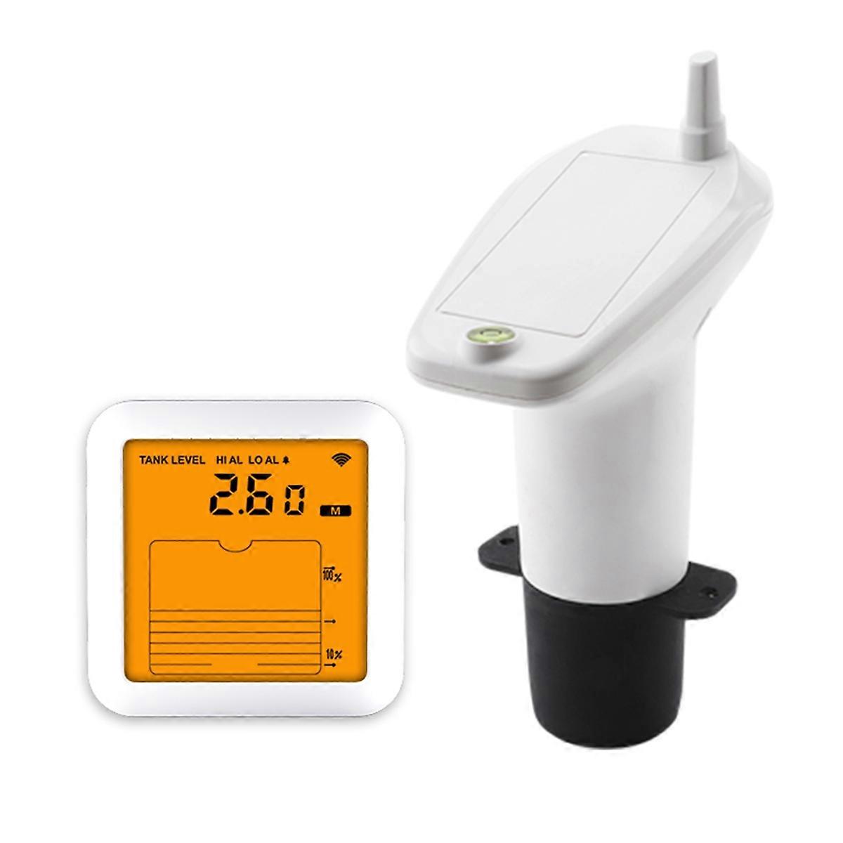 Ultrasonic Water Tank Liquid Depth Level Meter,Time Display