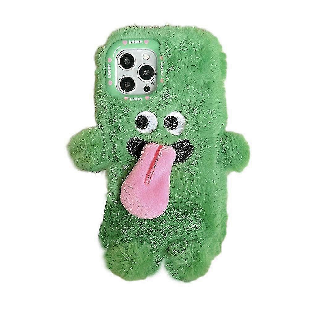 Flush Phone Case for Couples, Funny Tongue Monsters Phone Cover for...